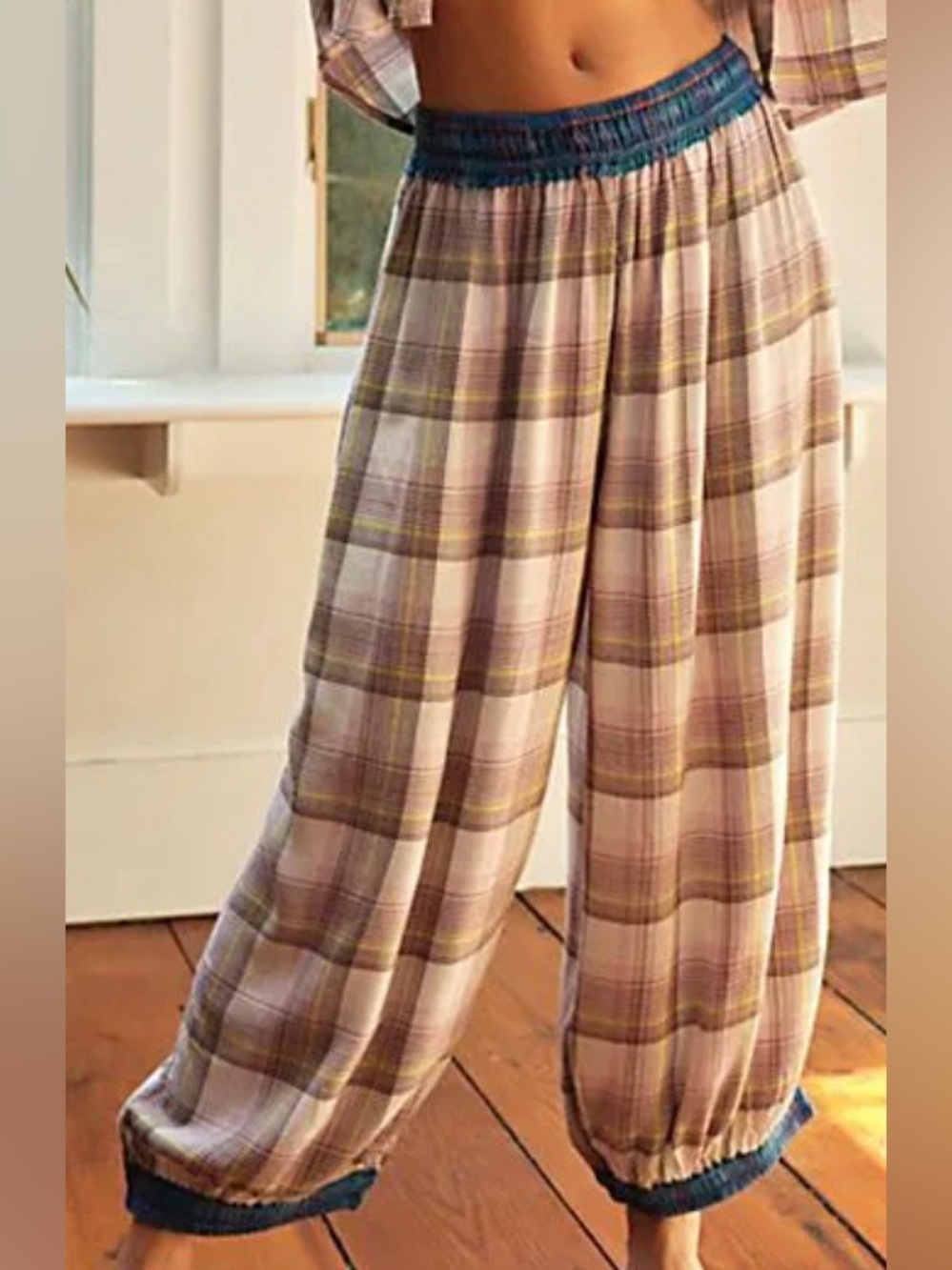 Free People (intimately) Fallin’ For Flannel Lounge Pants Women’s Size XS TP